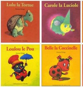 Collection de livres pour enfants "drôles de petites bêtes"