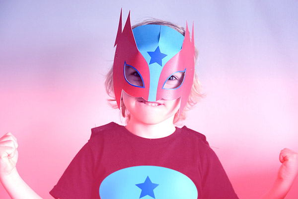 Activité masques de Carnaval de super-héros