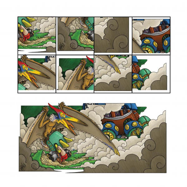 Puzzle dinosaure 2
