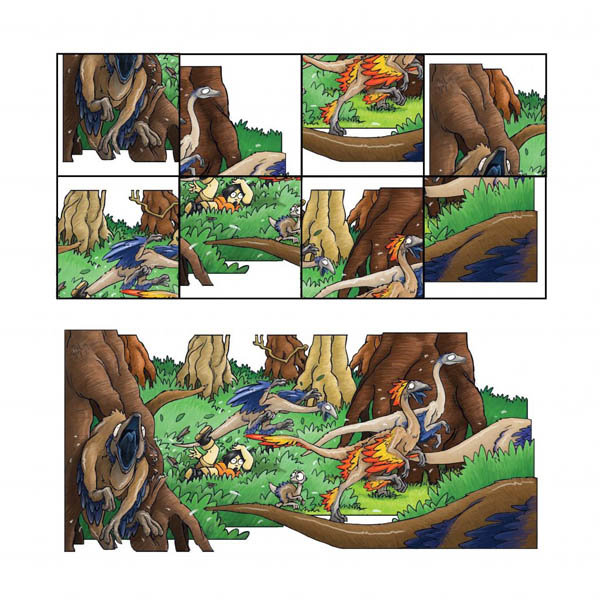 Puzzle dinosaure 5