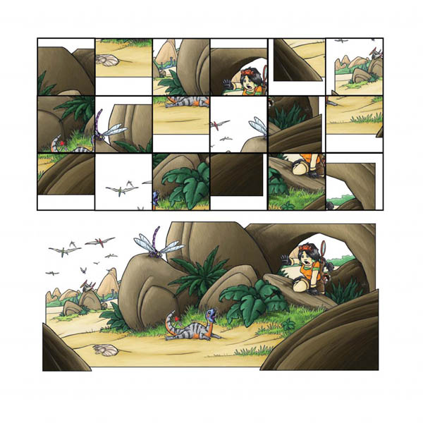 Puzzle dinosaure 7